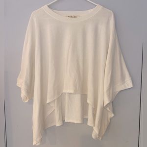 WE THE FREE white oversized tee.